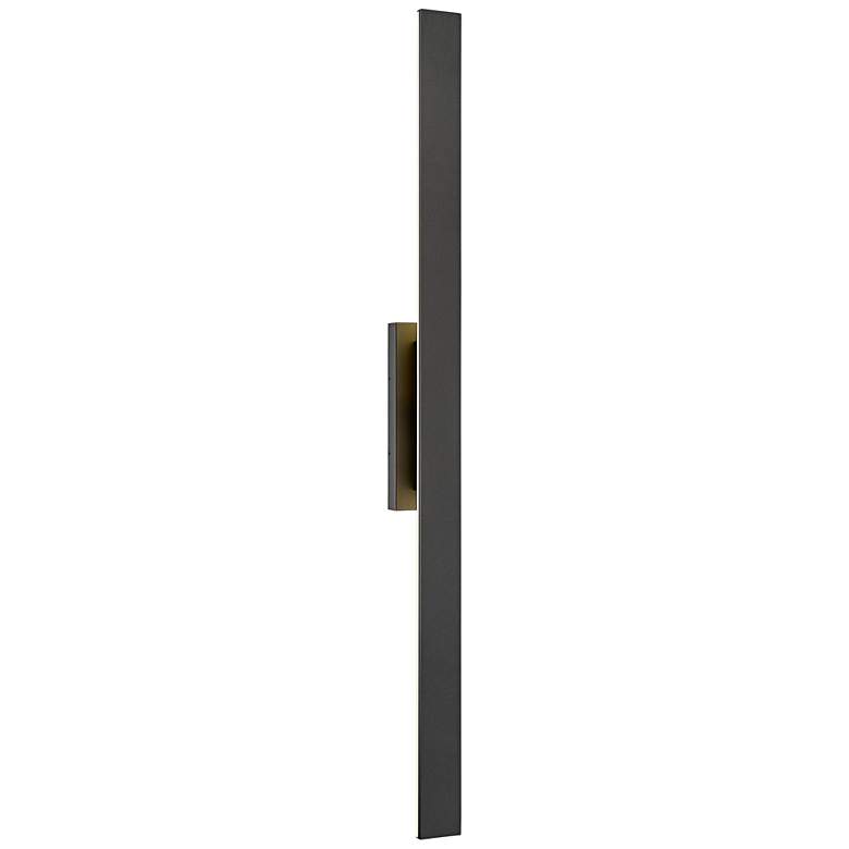 Image 1 Stylet 60" High Sand Black LED Outdoor Wall Light