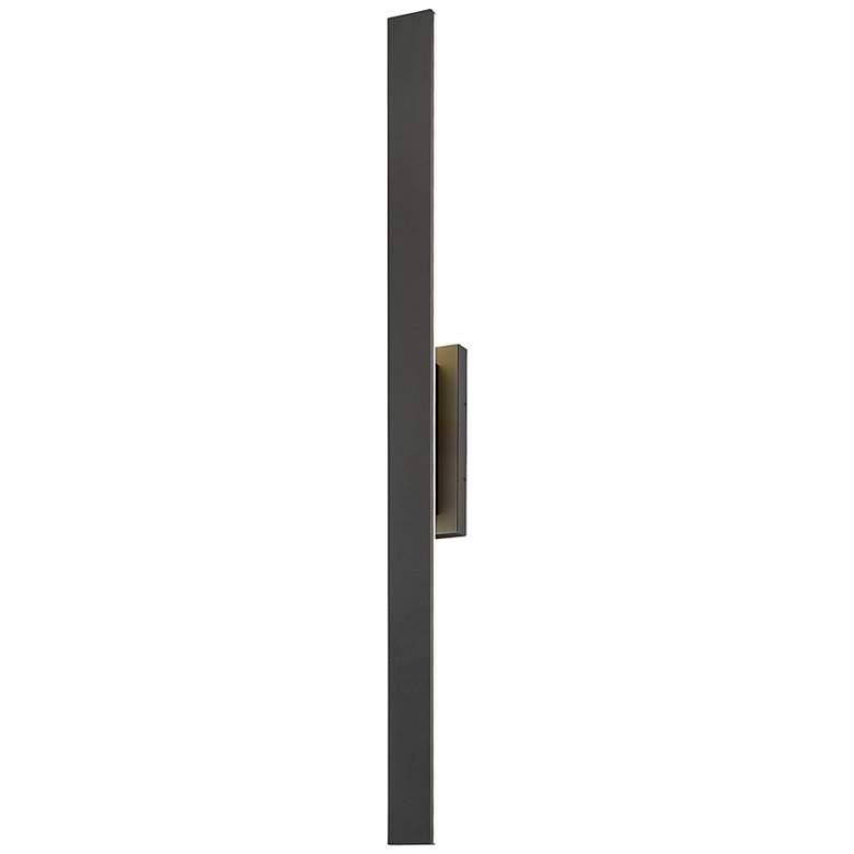 Image 2 Stylet 60" High Sand Black LED Outdoor Wall Light more views