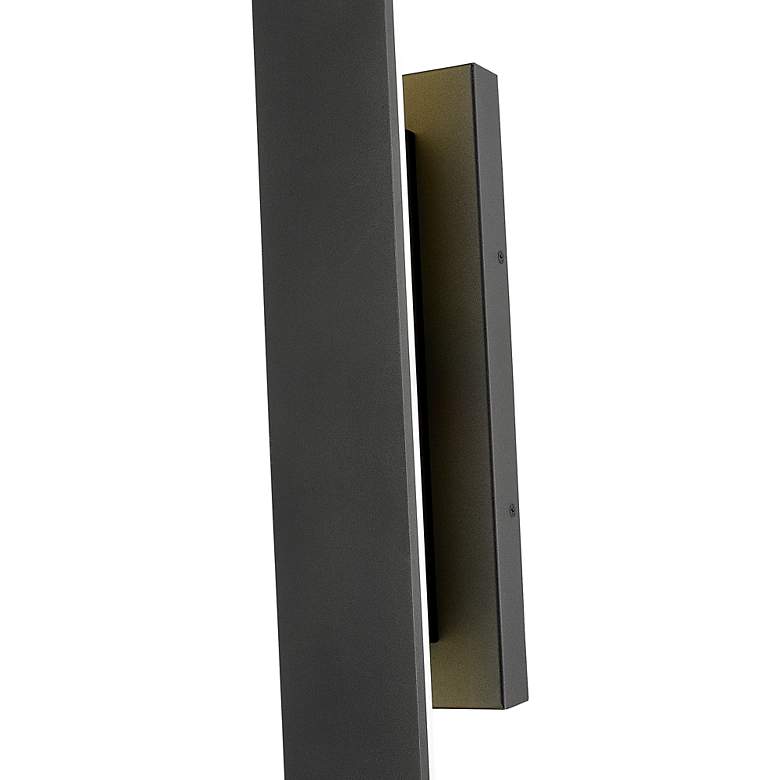 Image 4 Stylet 60" High Sand Black LED Outdoor Wall Light more views