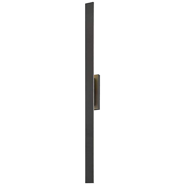 Image 3 Stylet 72" High Sand Black LED Outdoor Wall Light more views