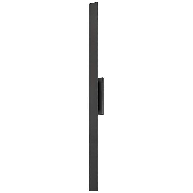 Image 5 Stylet 72" High Sand Black LED Outdoor Wall Light more views
