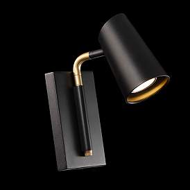 Image4 of Stylus 10 1/2" High Black LED Adjustable Reading Light more views