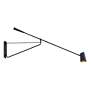 3_Stylus 15"H x 59"Ext 1-Light LED Reading Light in Black and Gold more views