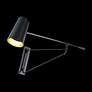 6_Stylus 15"H x 59"Ext 1-Light LED Reading Light in Black and Gold more views