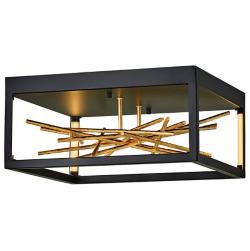 Styx 18" Wide Black Ceiling Light by Hinkley Lighting