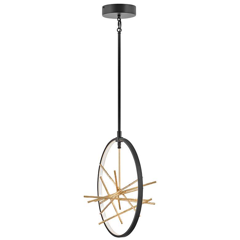 Image 4 Styx 18" Wide Black Chandelier by Hinkley Lighting more views