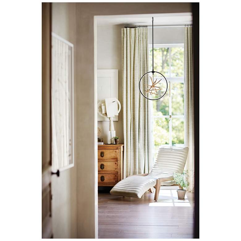 Image 5 Styx 18" Wide Black Chandelier by Hinkley Lighting more views