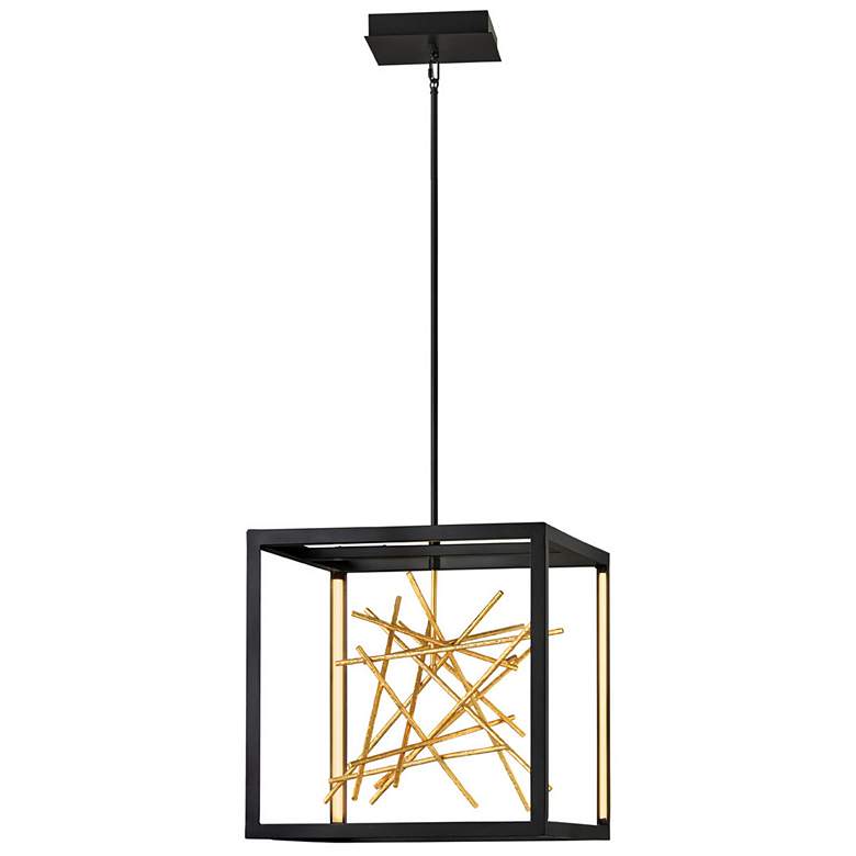 Image 1 Styx 20" Wide Black Pendant Light by Hinkley Lighting