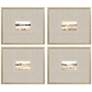 1_Subtle Landscape 15" Wide 4-Piece Framed Wall Art Set