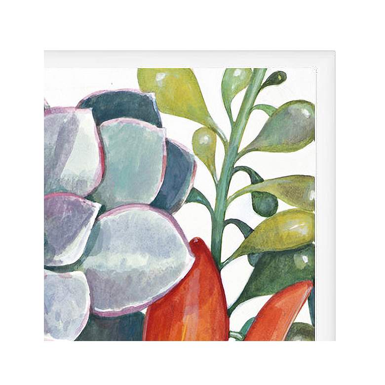 Image 2 Succulent Garden I 33 inch High Framed Wall Art more views