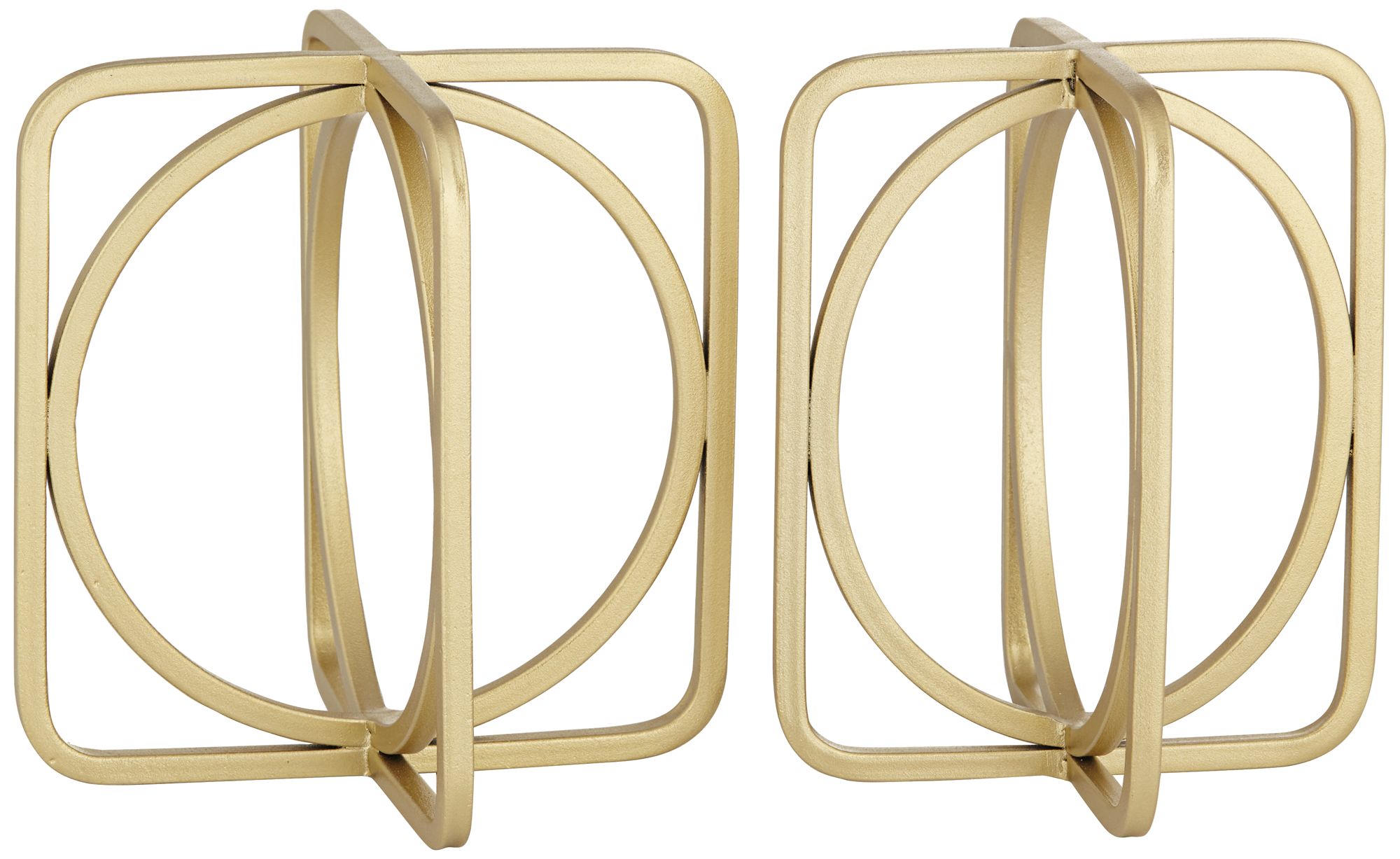 Suffolk Gold Metal Decorative Objects Set of 2