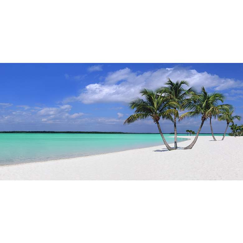 Image 1 Sugar Sand 48" Wide All-Weather Outdoor Canvas Wall Art