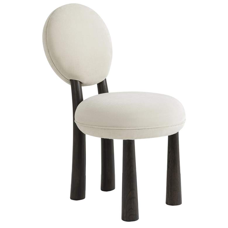 Image 1 Sulley Cream Chenille Dining Chair