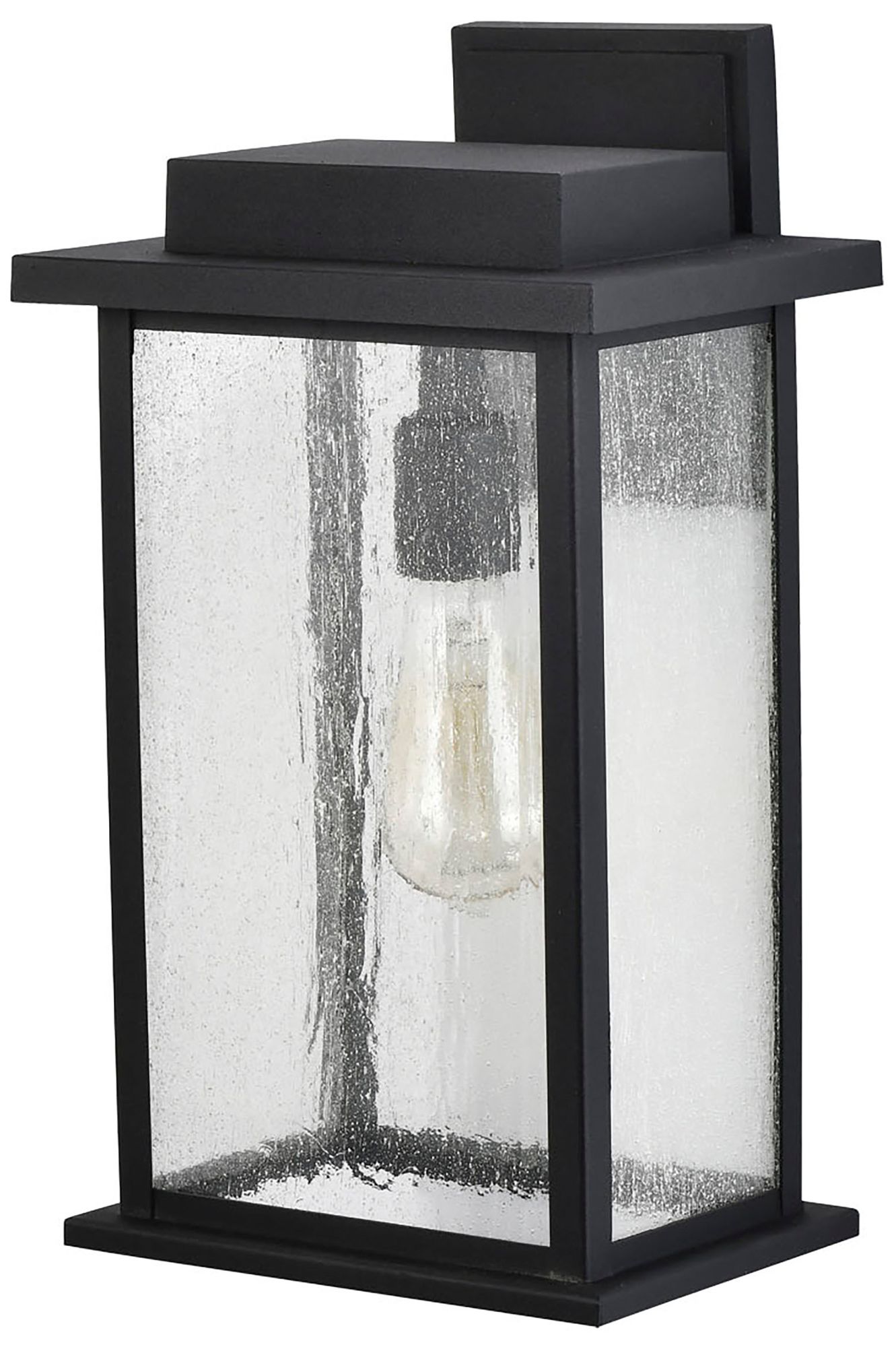 Sullivan 12 1/2" High Matte Black Outdoor Wall Light