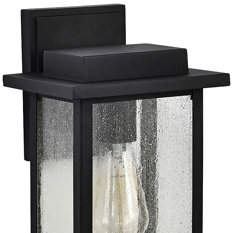 Image 3 Sullivan 15 1/2" High Matte Black Outdoor Lantern Wall Light more views