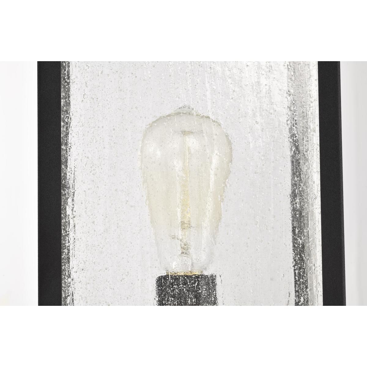 Sullivan 17 1/4" High Matte Black Outdoor Lantern Post Light in scene