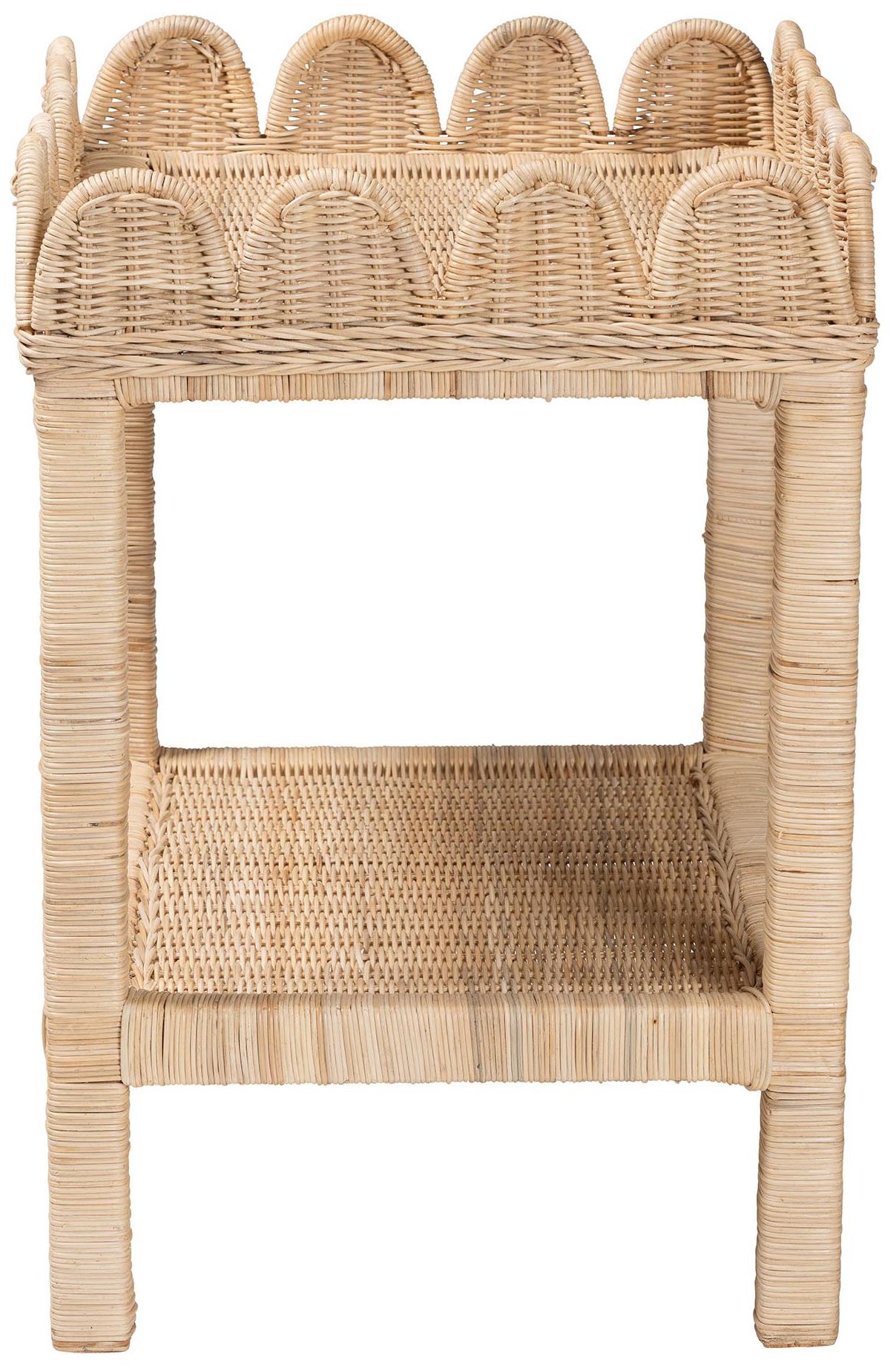 Image 4 Sumana 25 1/2"W Natural Rattan Rectangular Side Table more views