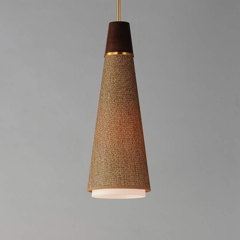 Image 3 Sumatra 1-Light Pendant Natural Aged Brass more views