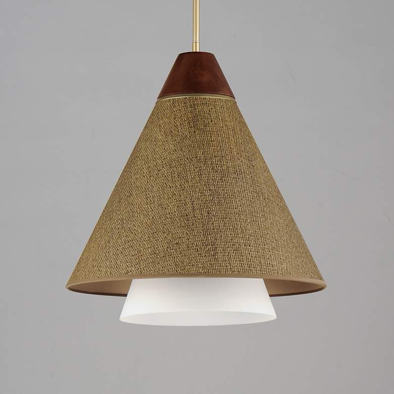 Image 2 Sumatra 20" Pendant Natural Aged Brass more views
