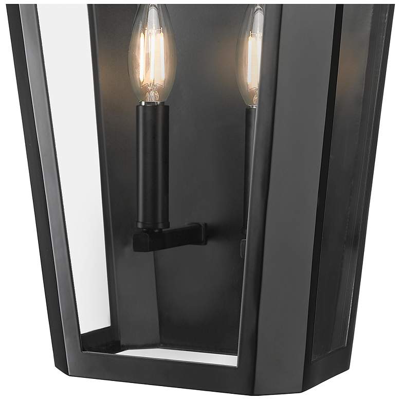 Image 4 Sumerlin 19" High 2-Light Outdoor Wall Sconce in Powder Coated Black more views