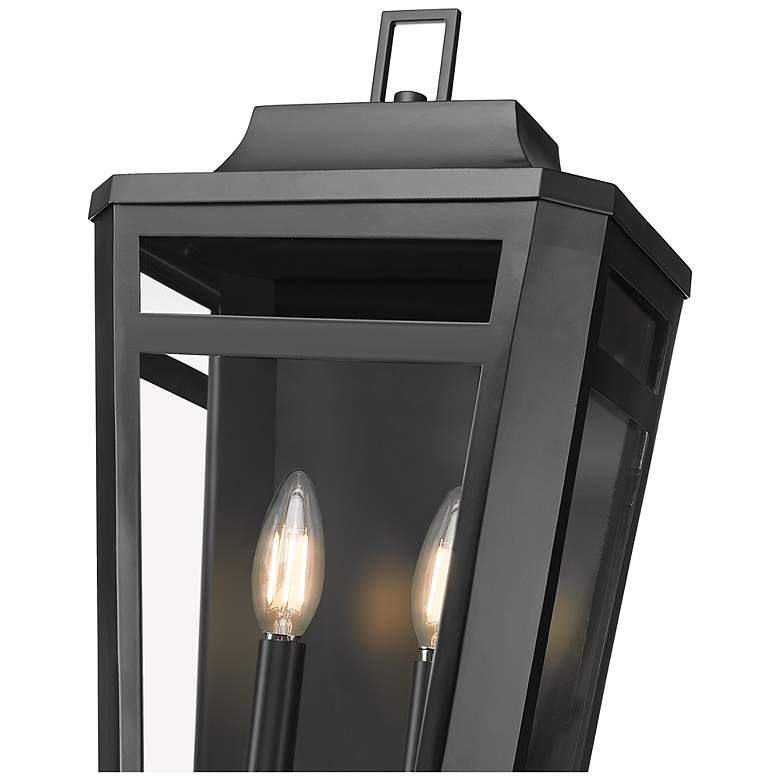 Image 5 Sumerlin 19" High 2-Light Outdoor Wall Sconce in Powder Coated Black more views