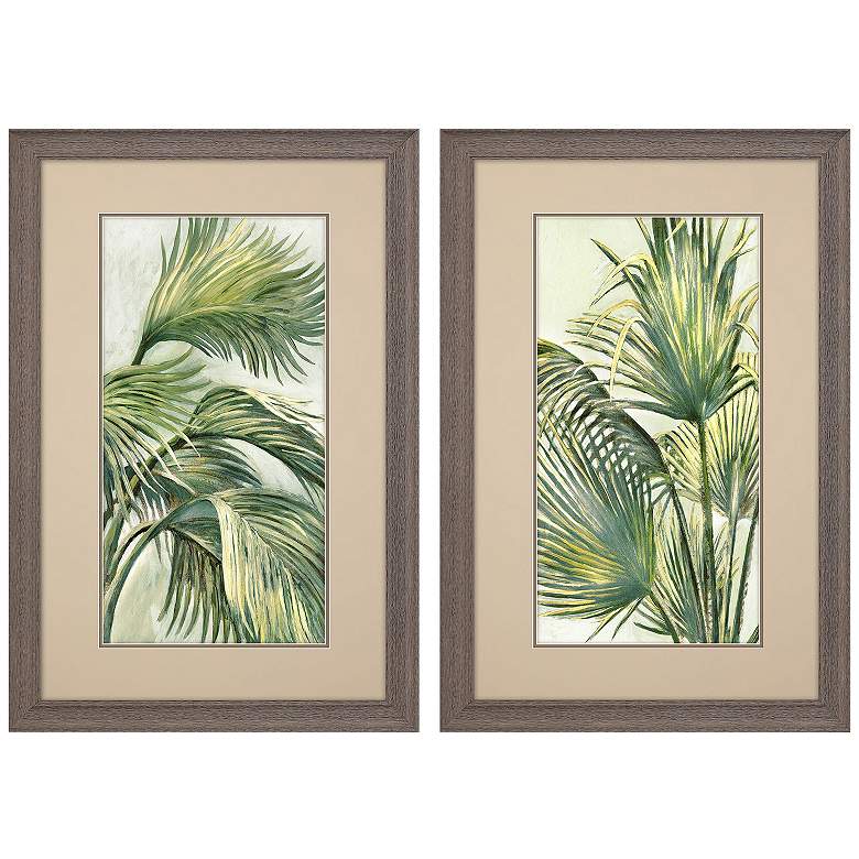 Image 1 Summer Breeze 21"W x 33"H Framed Art Set of 2