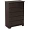 Summer Breeze Collection Chocolate 5-Drawer Chest
