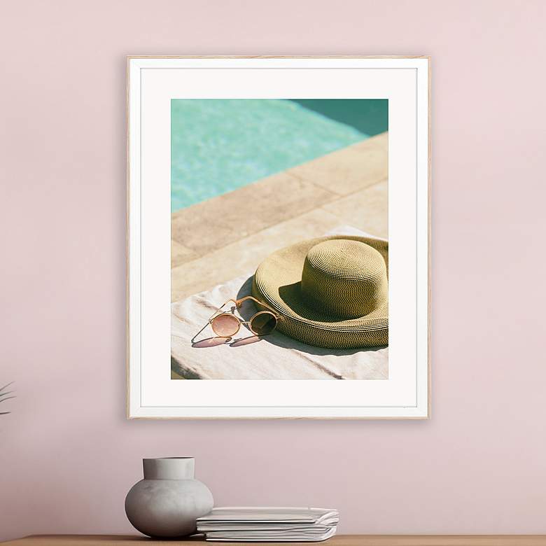 Image 2 Summer Chill - Cool 36" High Giclee Framed Wall Art