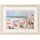 Summer Days on Beach VI 42"W x 32"H Framed Wall Art