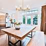 4_Summer Jazz 28" Wide Brushed Gold 6-Light Chandelier more views