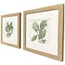 2_Summer Leaves 12"W x 12"H Framed Art Set of 2 more views