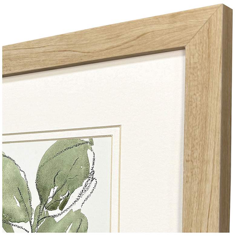 Image 3 Summer Leaves 12"W x 12"H Framed Art Set of 2 more views