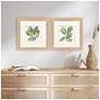 4_Summer Leaves 12"W x 12"H Framed Art Set of 2 more views