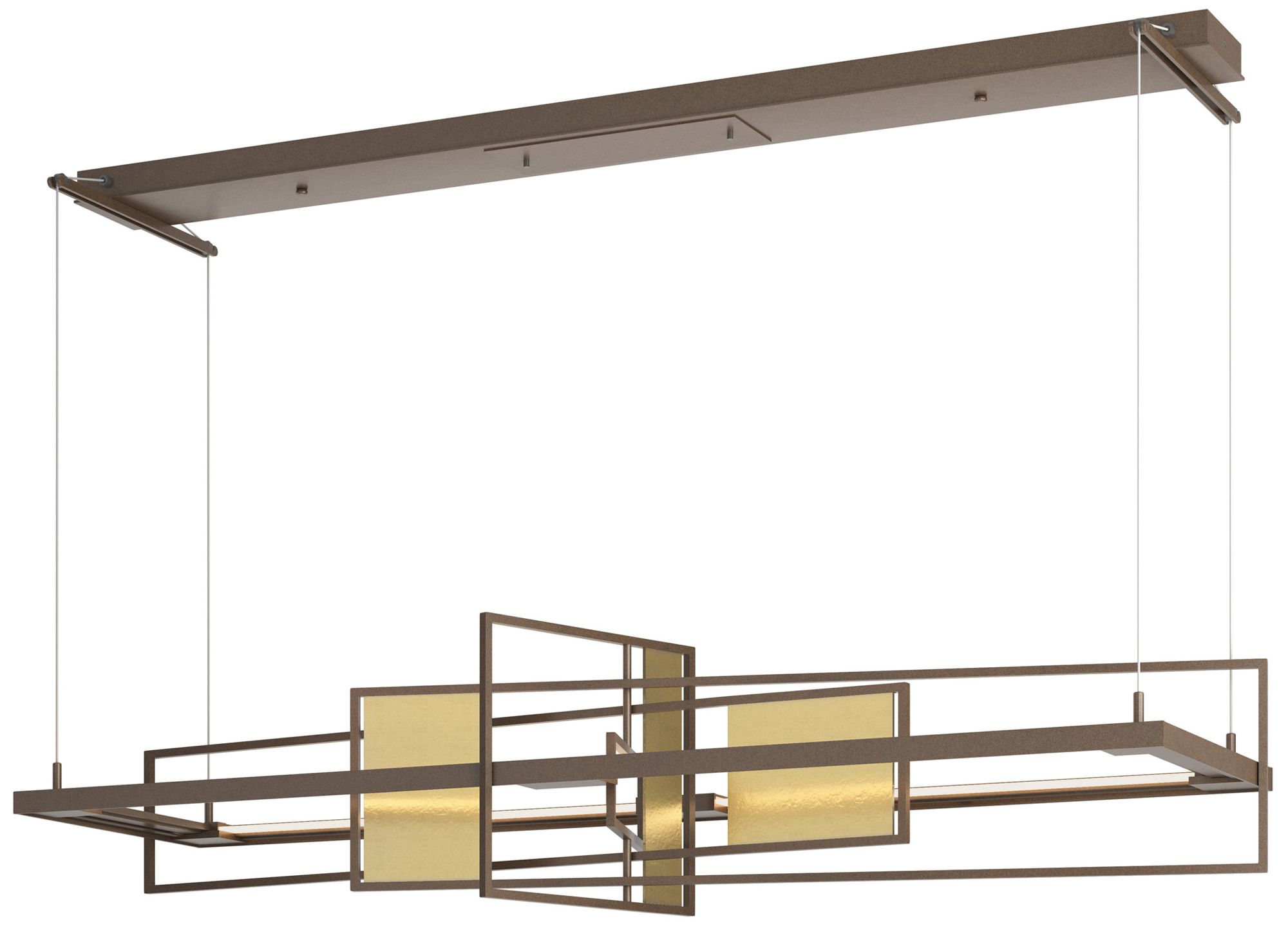 Summer LED Pendant - Bronze - Modern Brass - Made to Order
