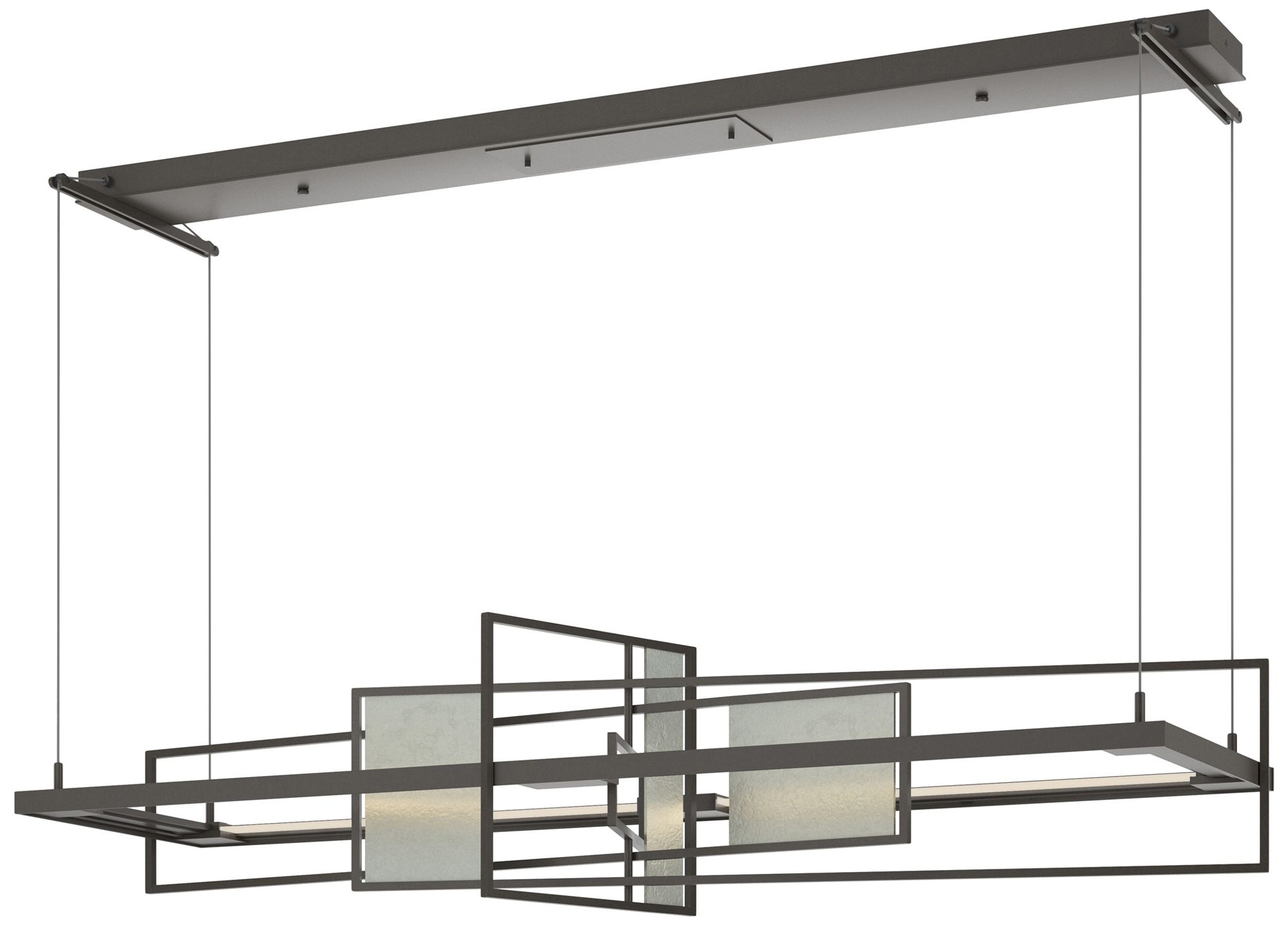 Summer LED Pendant - Dark Smoke - Platinum - Made to Order