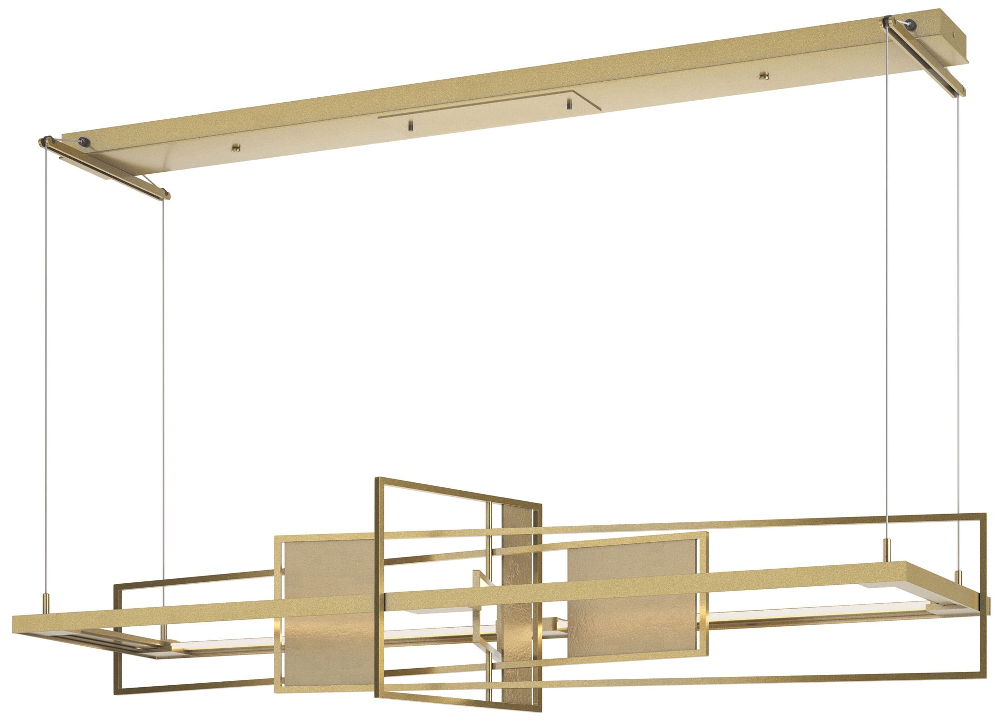 Summer LED Pendant - Modern Brass - Gold - Made to Order