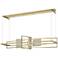 Summer LED Pendant - Modern Brass - Platinum