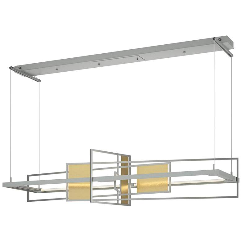 Image 1 Summer LED Pendant - Platinum - Modern Brass