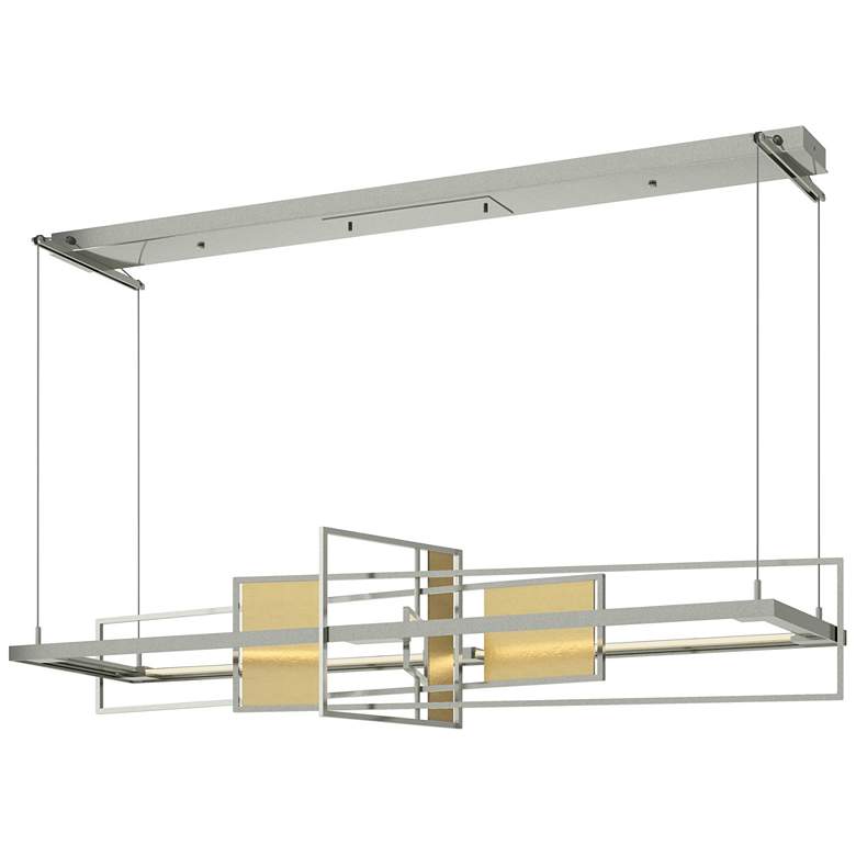 Image 1 Summer LED Pendant - Sterling - Modern Brass