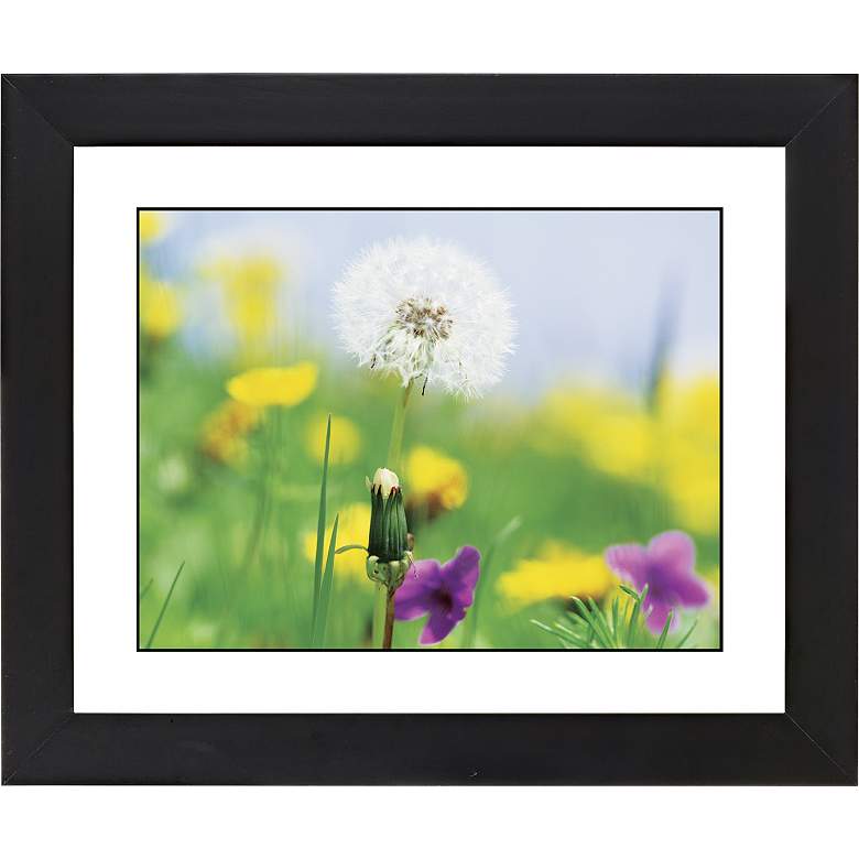 Image 1 Summer Meadow Black Frame Giclee 23 1/4 inch Wide Wall Art