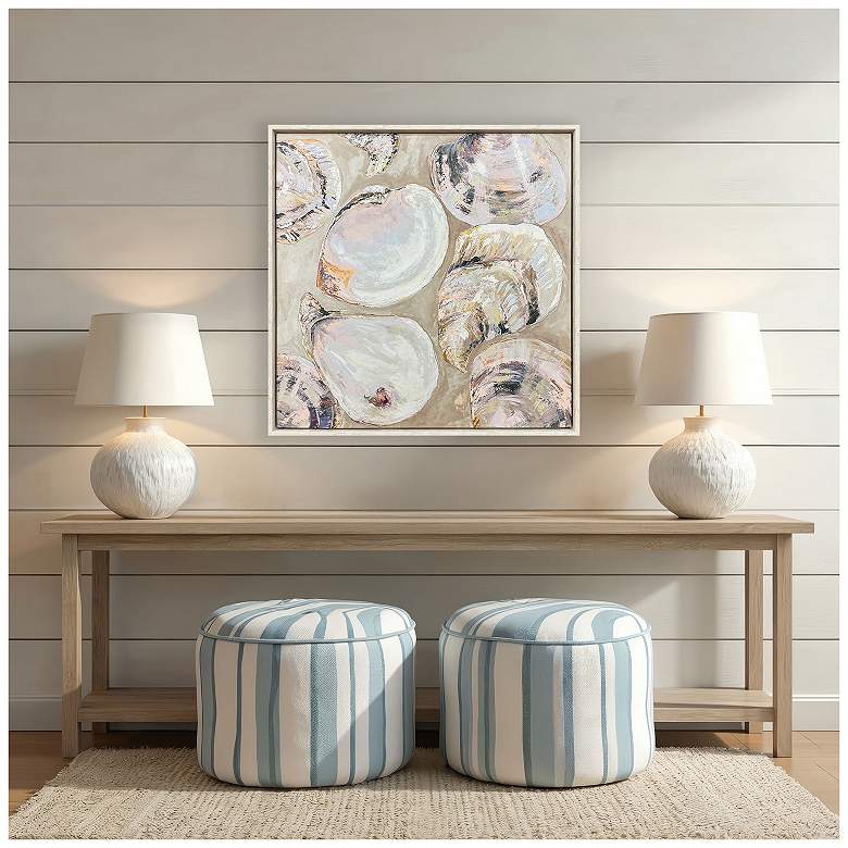 Image 5 Summer Party Pink 42"W x 42"H Canvas Art more views