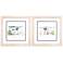 Summer Ride 19"W x 19"H Framed Art Set of 2
