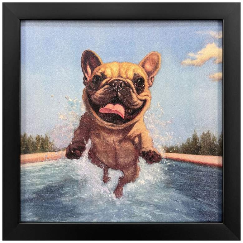Image 1 Summer Splash 11"W x 11"H Non-Glass Framed Art