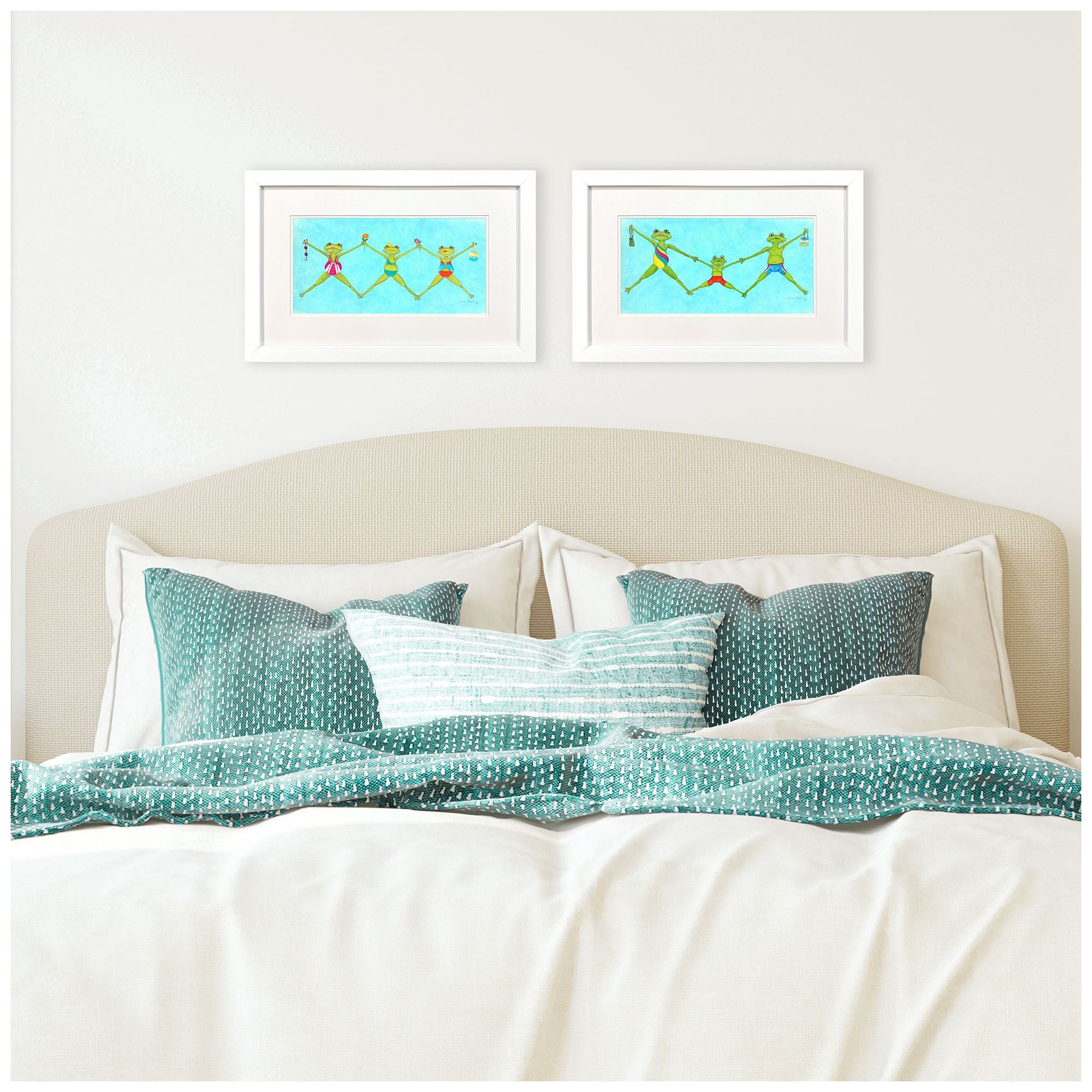 Image 4 Summer Splash II 29"W x 19"H Framed Art Set of 2 more views