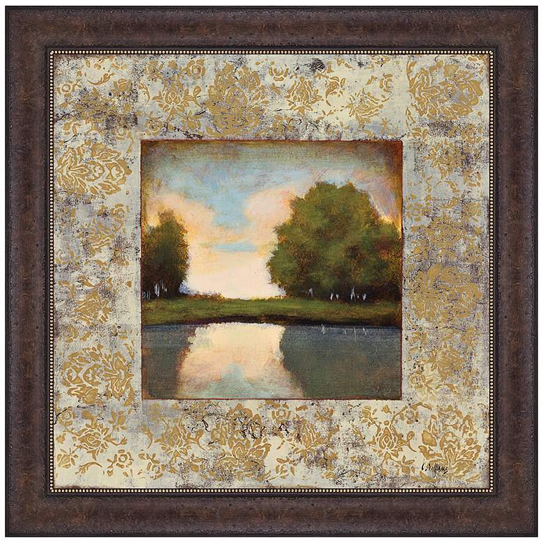 Image 1 Summer Sunset 29 inch Square Wall Art Print