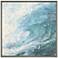 Summer Wave 39"W x 39"H Coastal Framed Art
