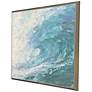 2_Summer Wave 39"W x 39"H Coastal Framed Art more views