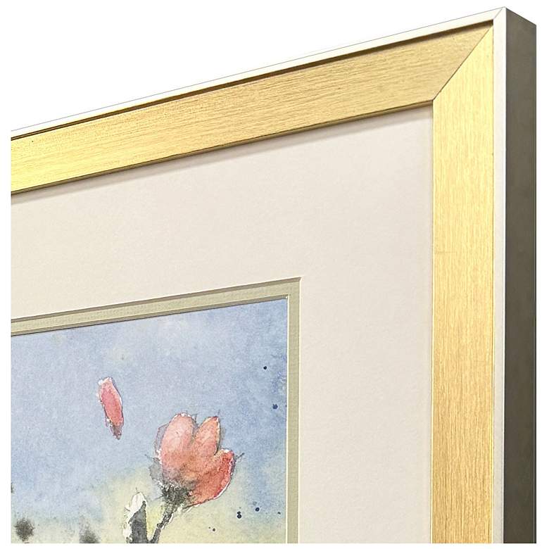 Image 3 Summer Wildflowers I 18"W x 21"H Framed Art Set of 2 more views