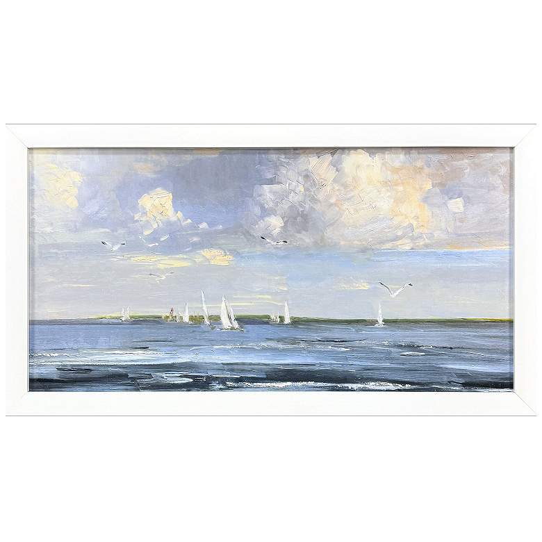 Image 1 Summer Winds Non-Glass 35"W x 19"H Non-Glass Framed Art