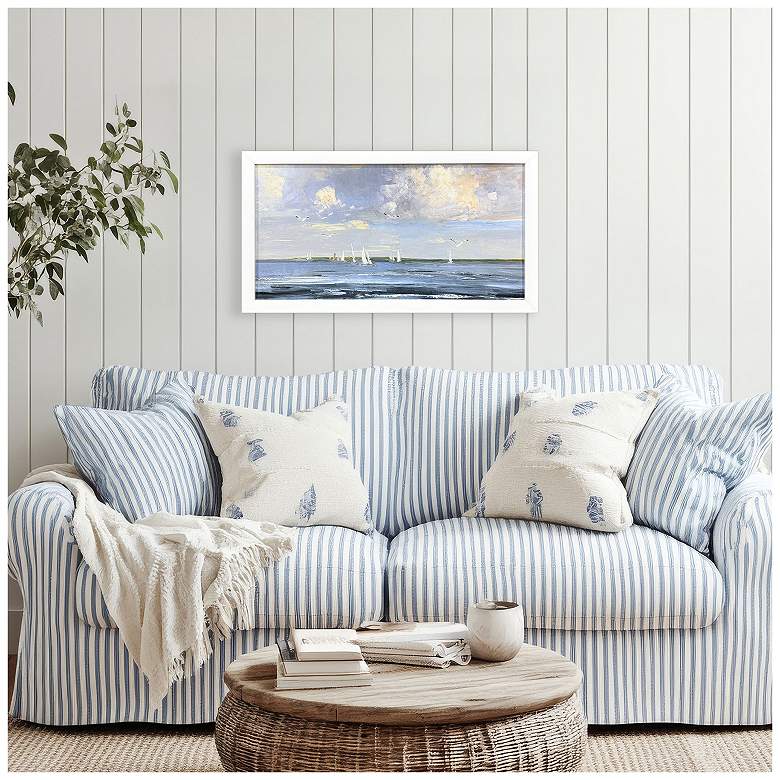 Image 5 Summer Winds Non-Glass 35"W x 19"H Non-Glass Framed Art more views